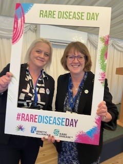 Rare Disease Day House of Commons 29th February 2024 Kerry Leeson-Beevers Alstrom and Fiona Copeland Ciliopathy Alliance
